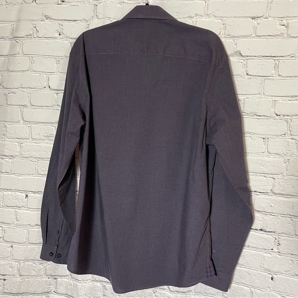 Pronto Uomo Modern Fit Long Sleeve Cotton Shirt Size XL - Picture 3 of 7